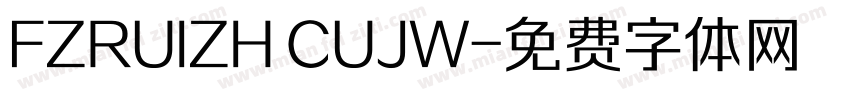 FZRUIZH CUJW字体转换
